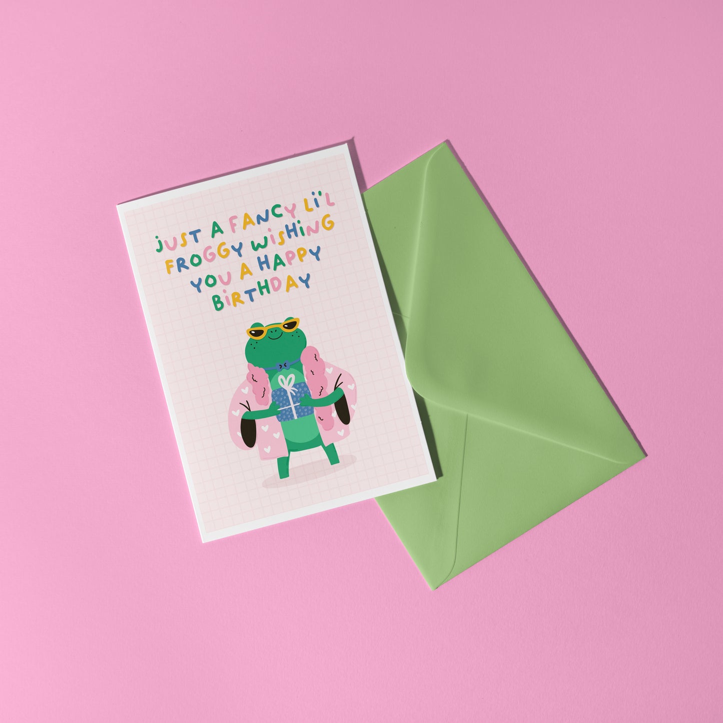 Birthday Frog Card - A6 Greetings Card