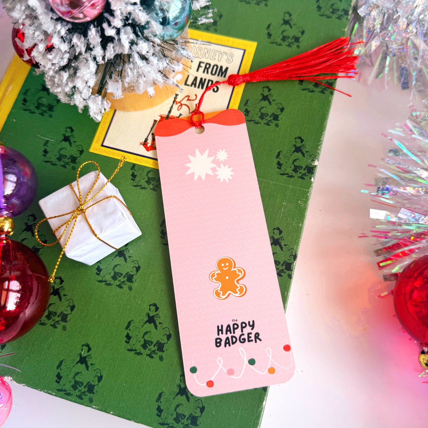 Gingerbread Person Christmas Bookmark