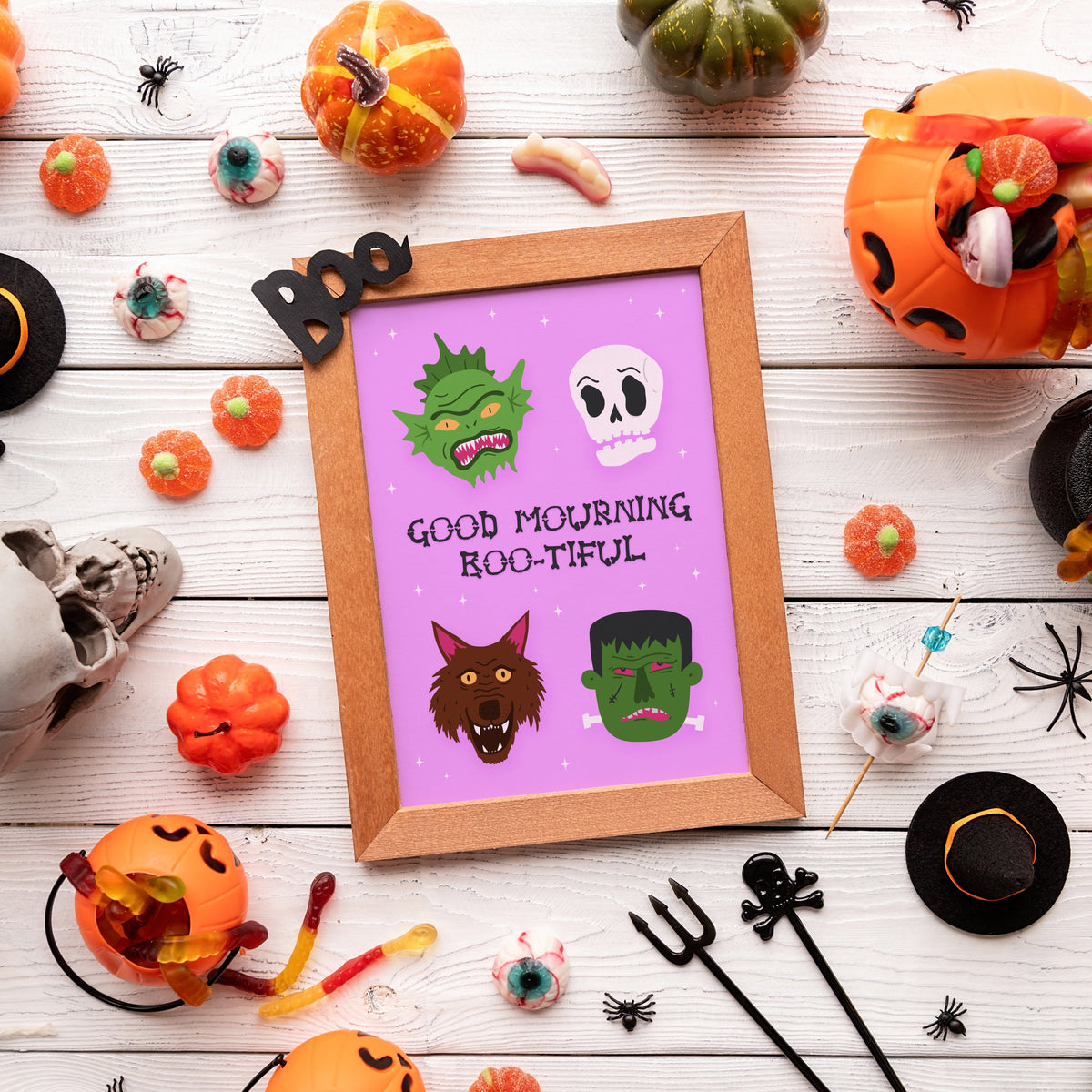 Good Mourning Boo-tiful Print