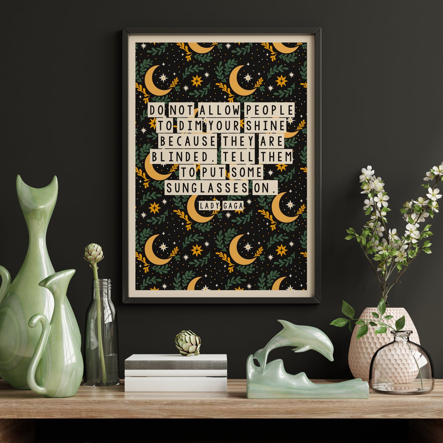 Lady Gaga Quote Print (Limited Edition Print)