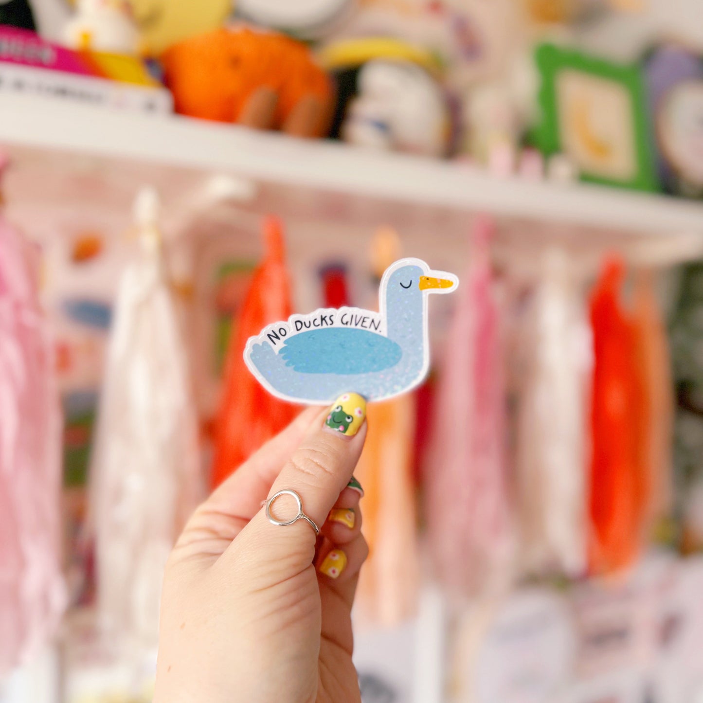 No Ducks Given - Holographic Stickers