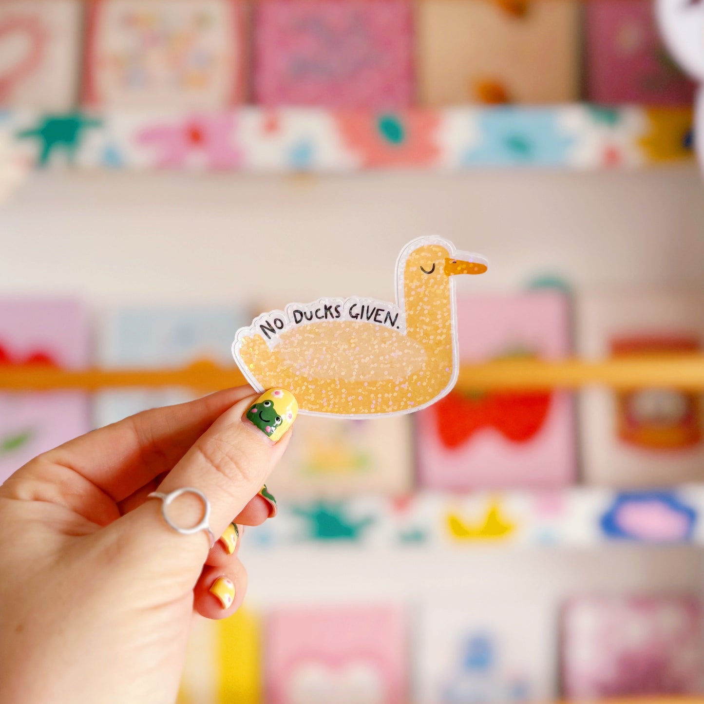 No Ducks Given - Holographic Stickers