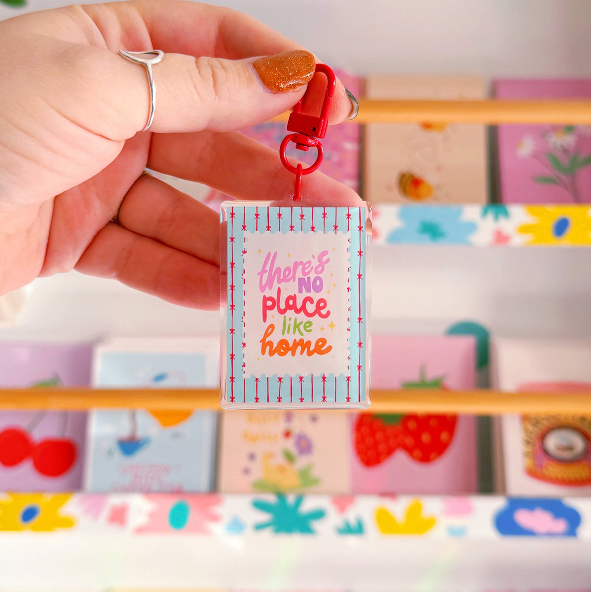 This Feels Like Home Keyring - Acrylic Double Sided Keyring