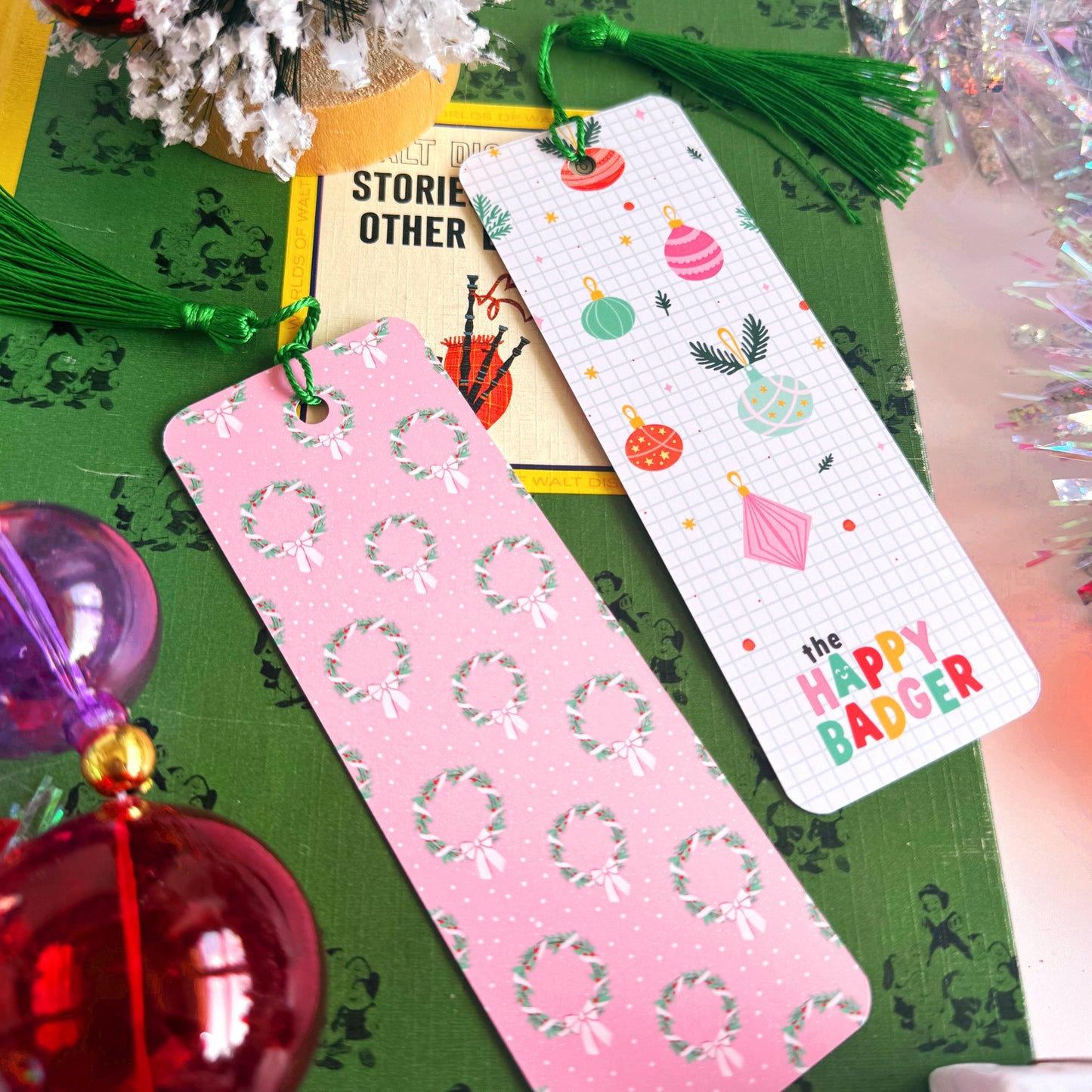 Christmas Wreath Bookmark