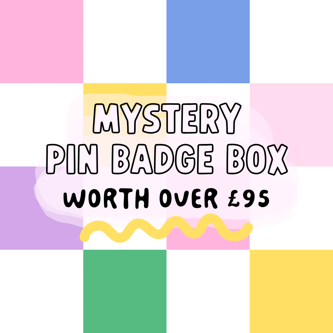 Mystery Pin Badges Box - 15 Pin Badges for £20
