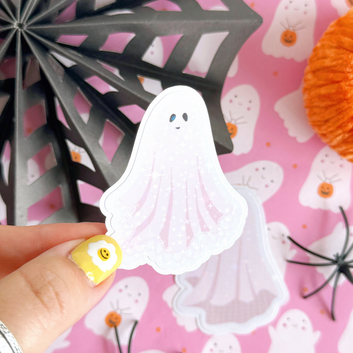 Ghost Stickers - Holographic Sticker