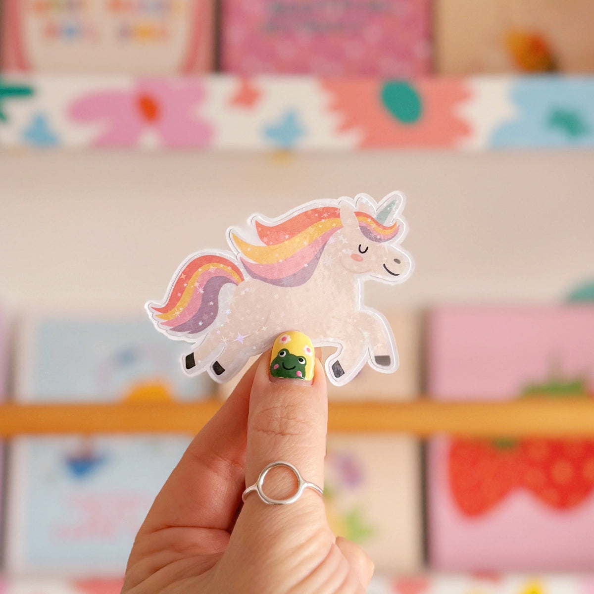 Unicorn Sticker - Holographic Sticker