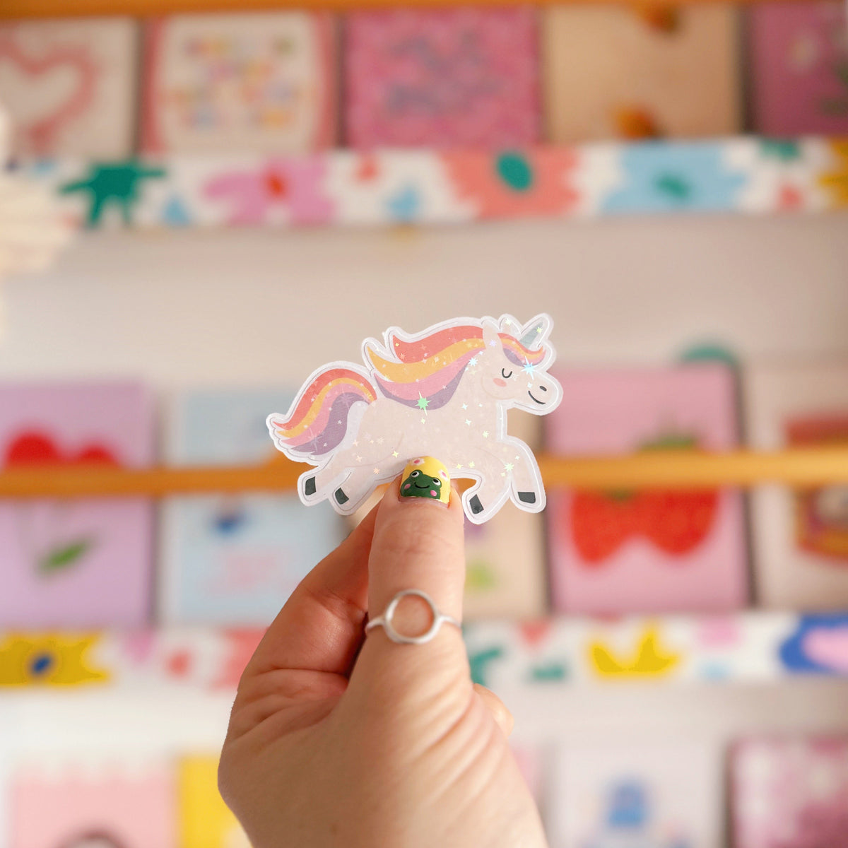 Unicorn Sticker - Holographic Sticker