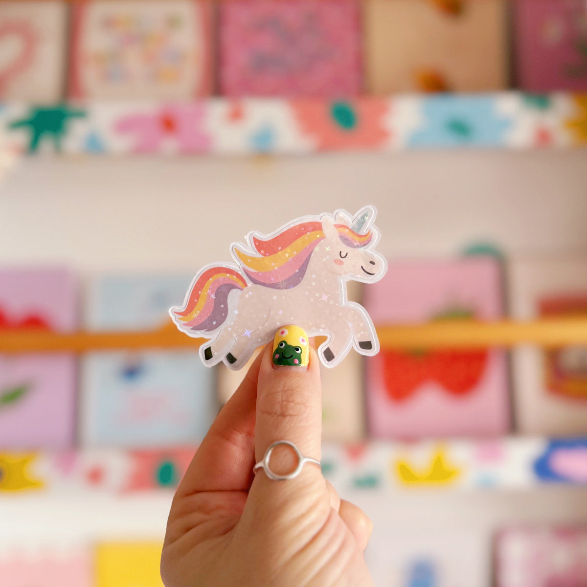Unicorn Sticker - Holographic Sticker