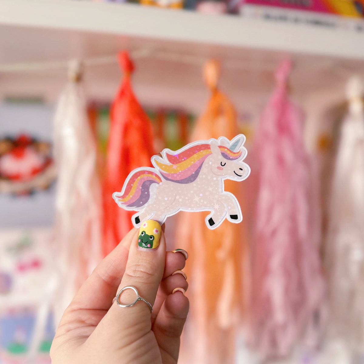 Unicorn Sticker - Holographic Sticker