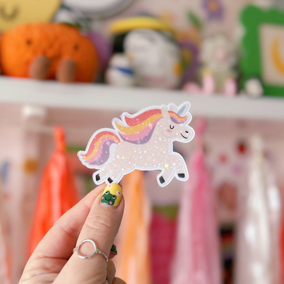 Unicorn Sticker - Holographic Sticker