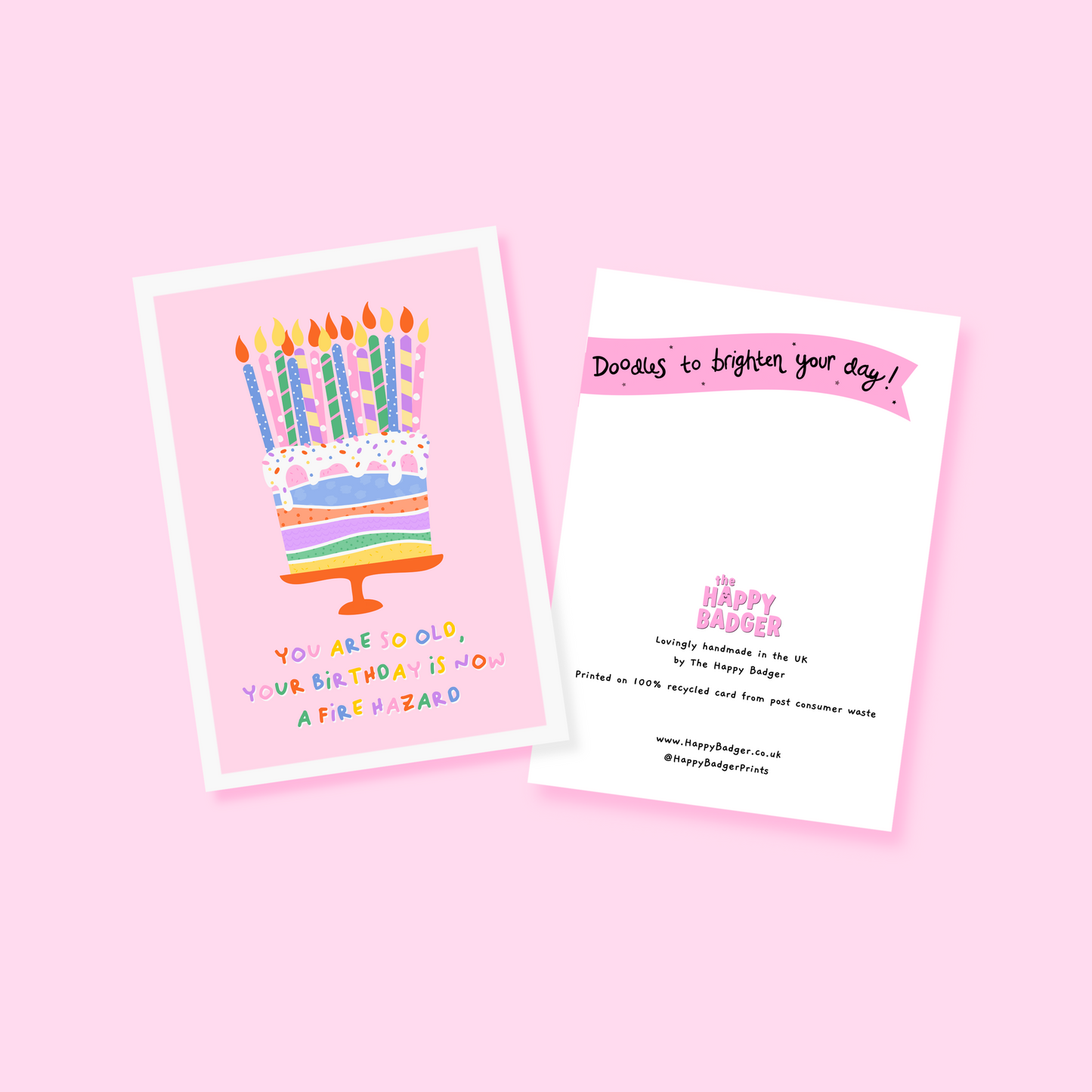 You Are So Old - Funny Birthday Greetings Card - A6 Size