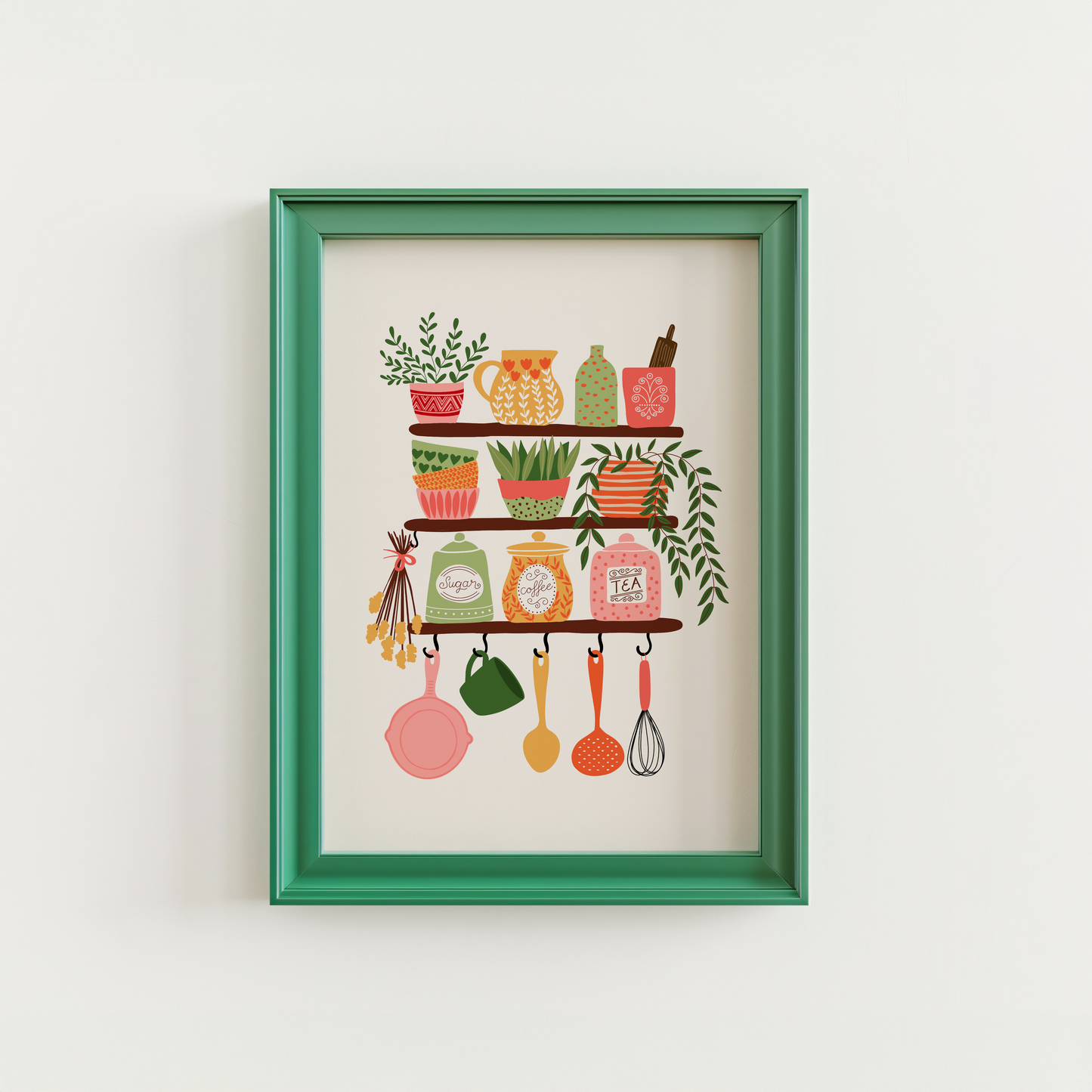 Kitchen Shelves Print