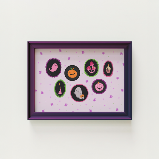 Cute Halloween Print