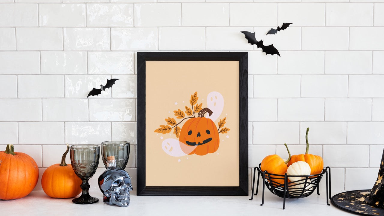 Spooky Pumpkin Print