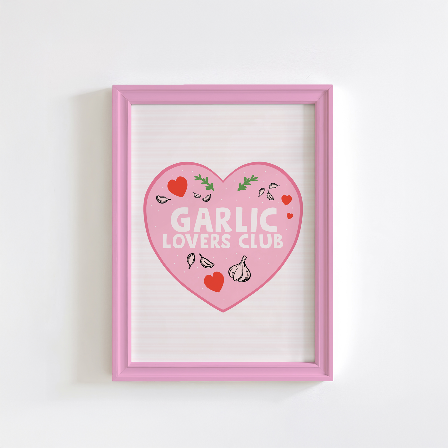 Garlic Lovers Club Print