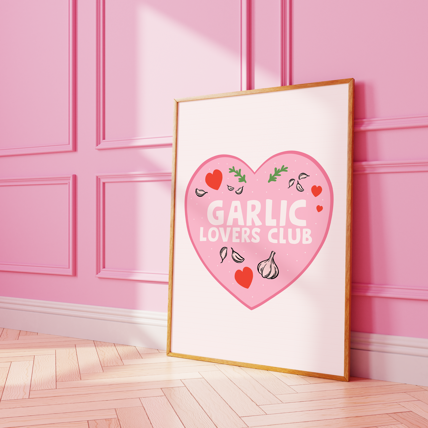 Garlic Lovers Club Print