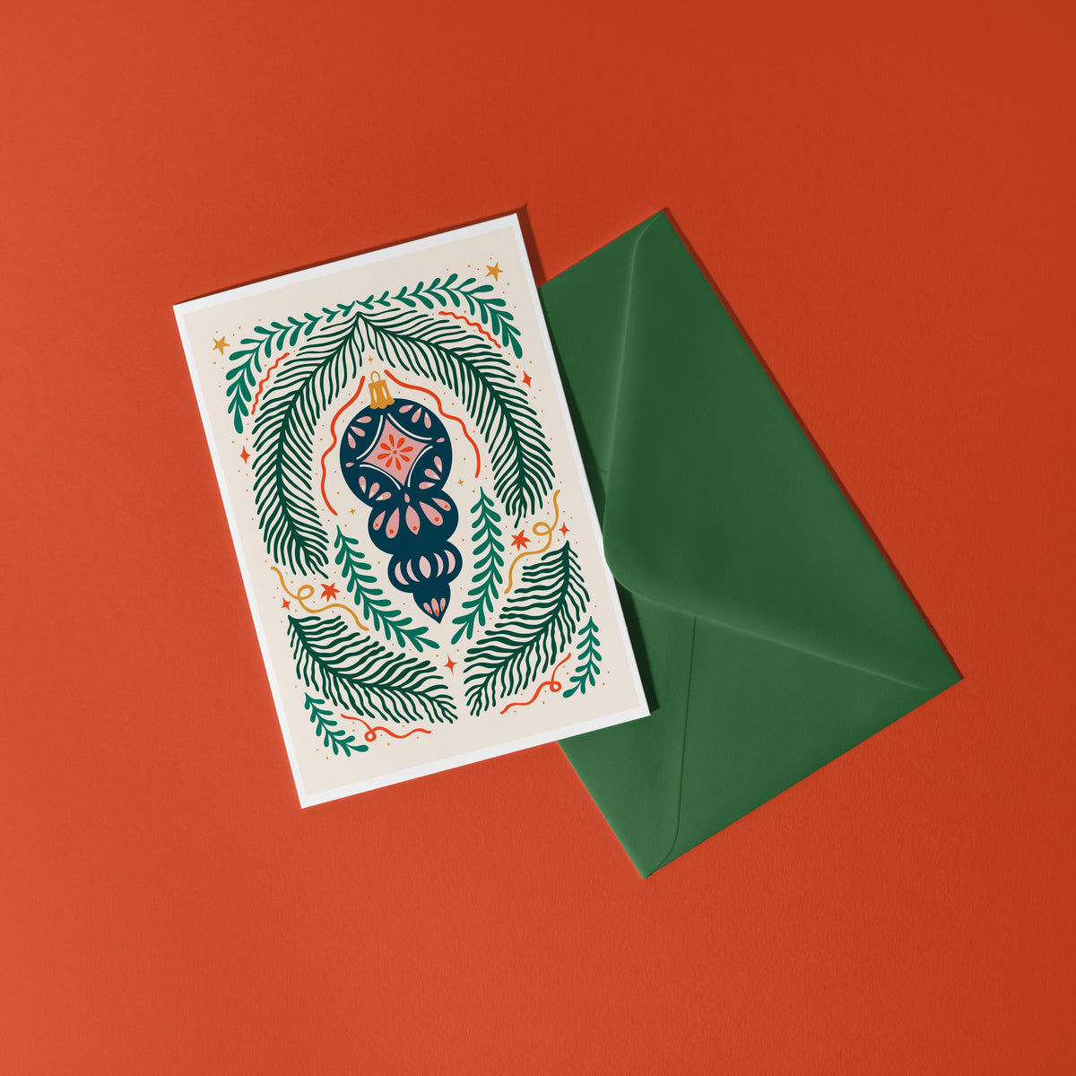 Illustrated Christmas Card Pack - Pack of 5 10 15 or 20