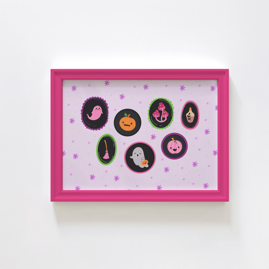 Spooky Cute Halloween Print