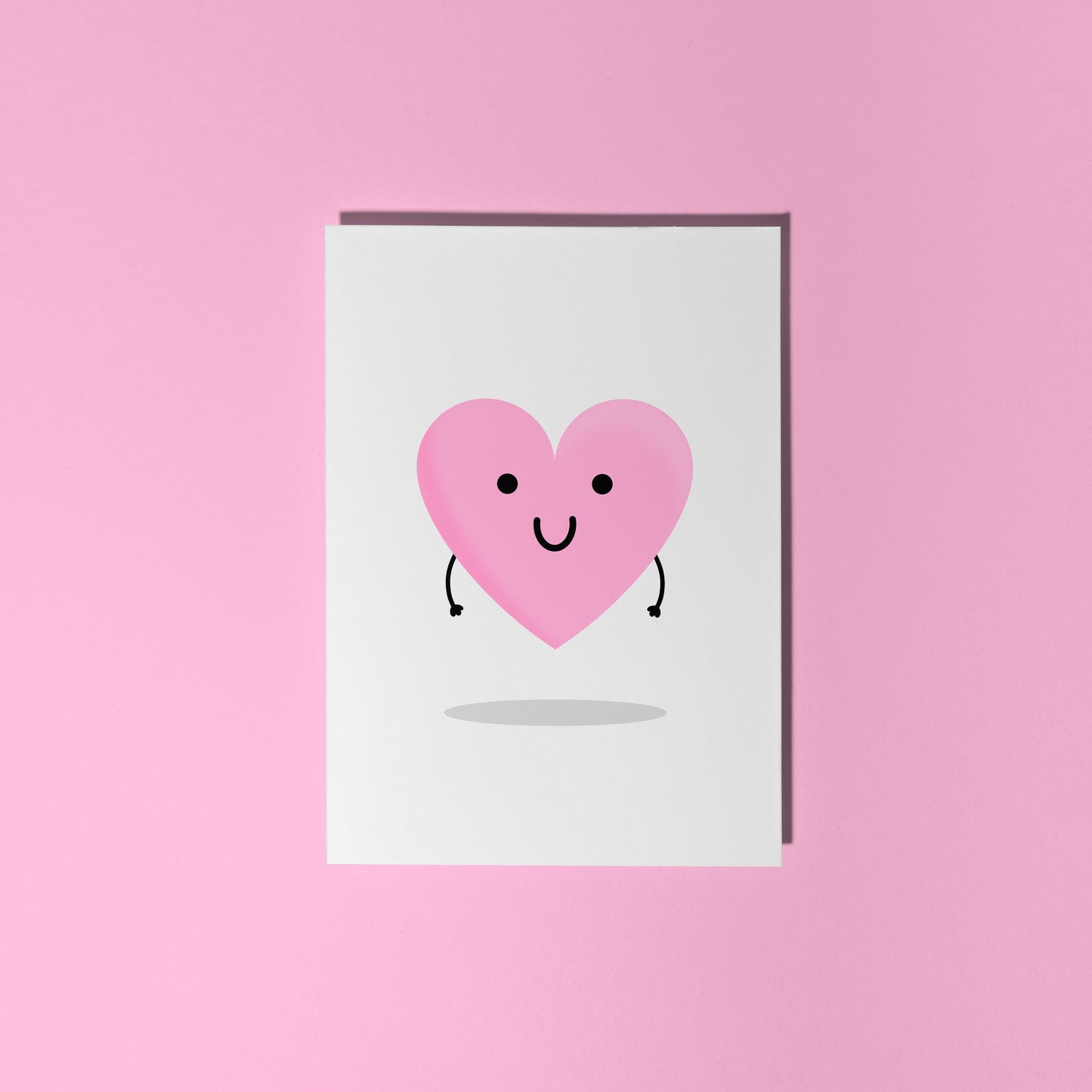 Cute Love Heart Card - A6 Greetings Card