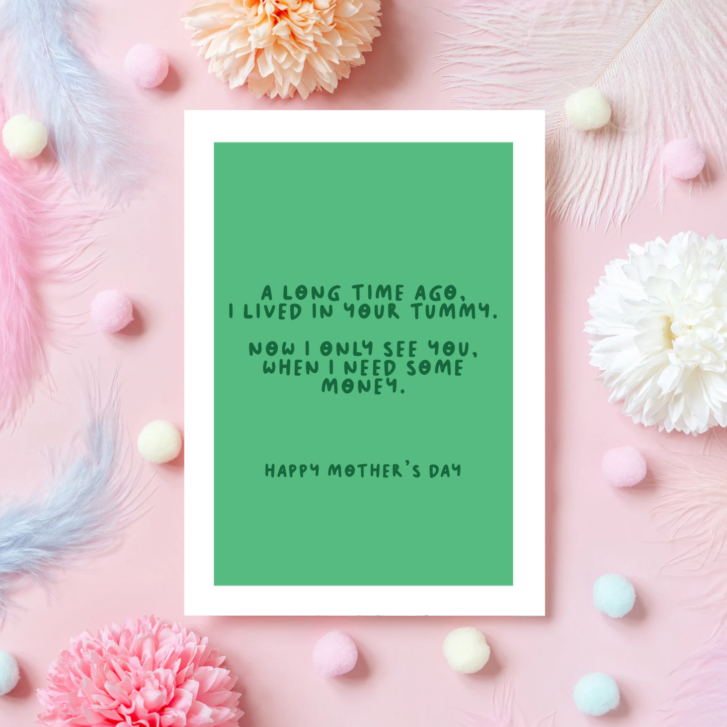 Cheeky Mother's Day Card - A6 Greetings Card