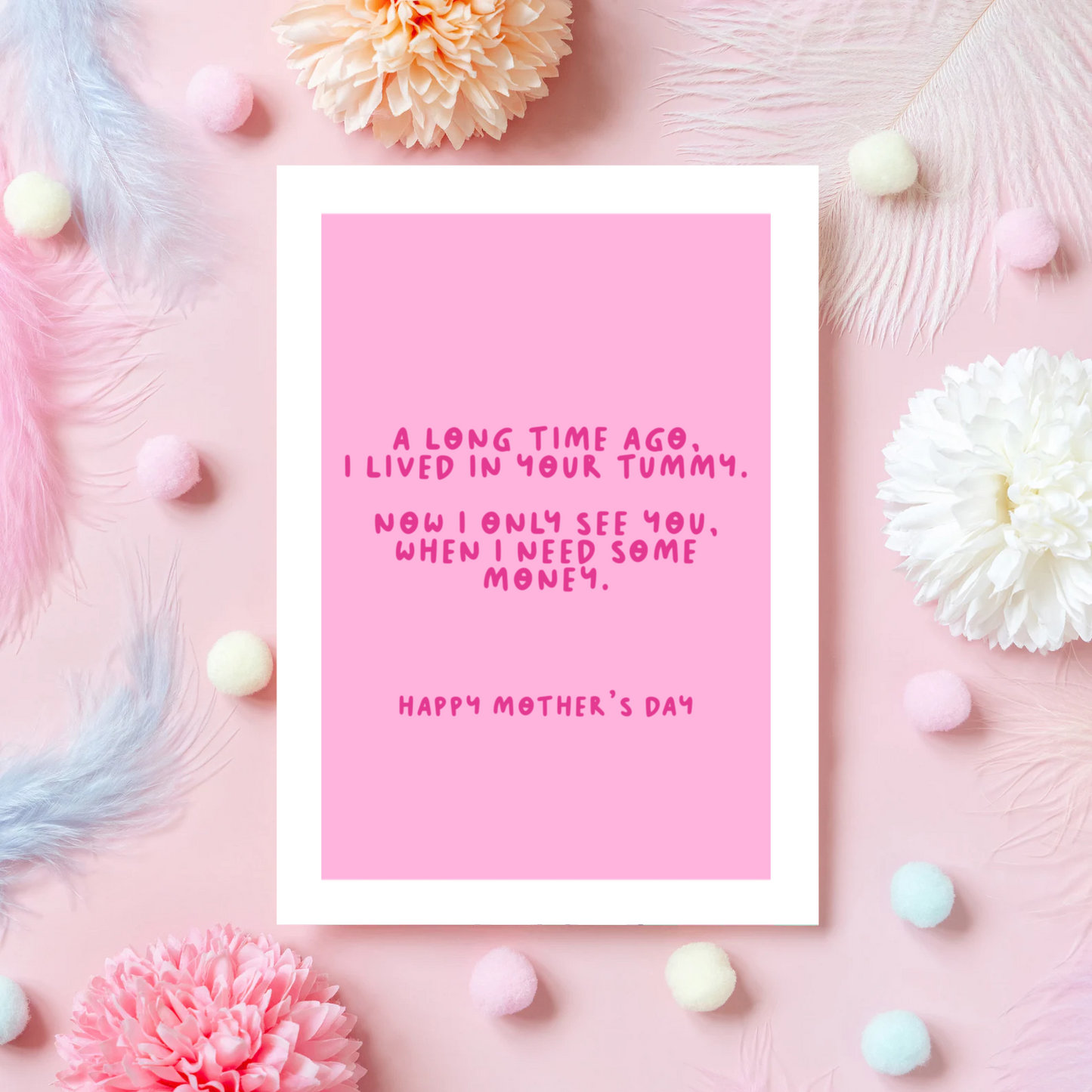 Cheeky Mother's Day Card - A6 Greetings Card