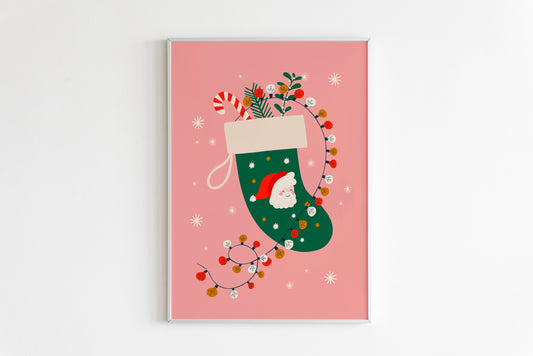 Christmas Stocking Print