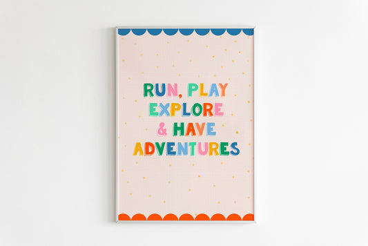 Kids Adventure Print