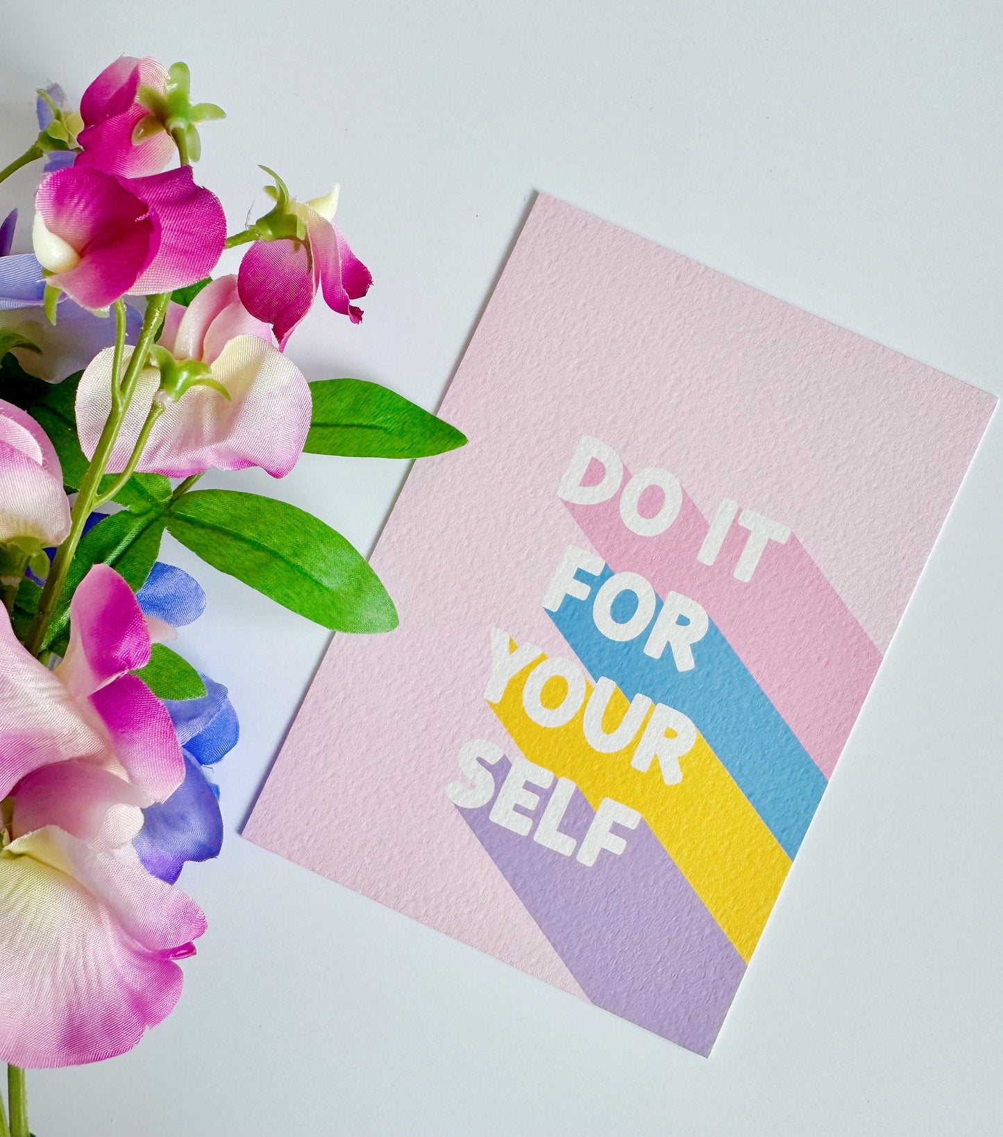 Do It For Yourself Postcard