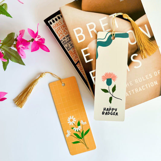 Daisy Print Bookmark