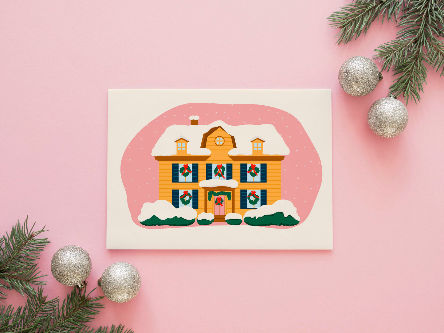 Christmas House Print