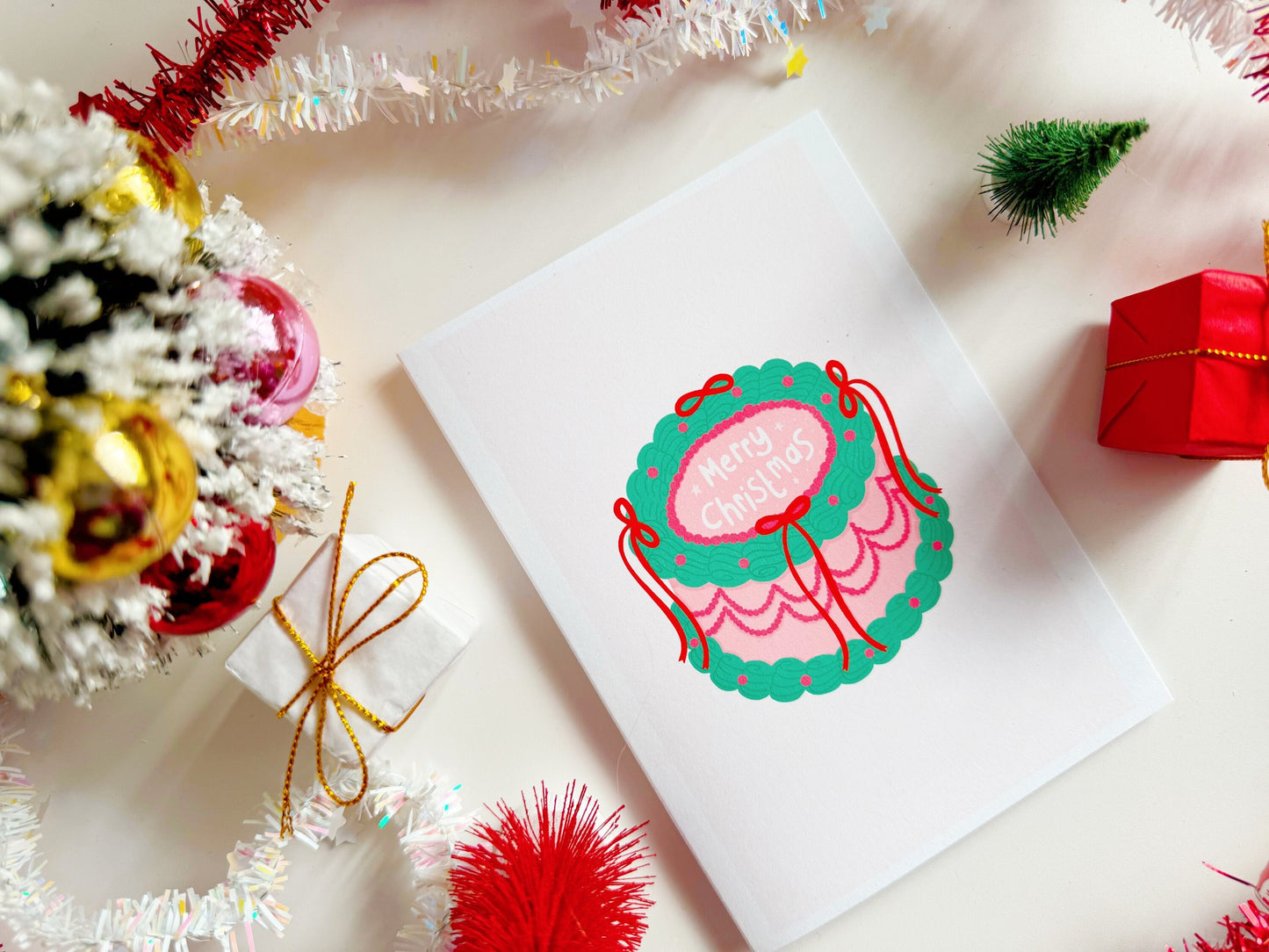 Christmas Cake Card