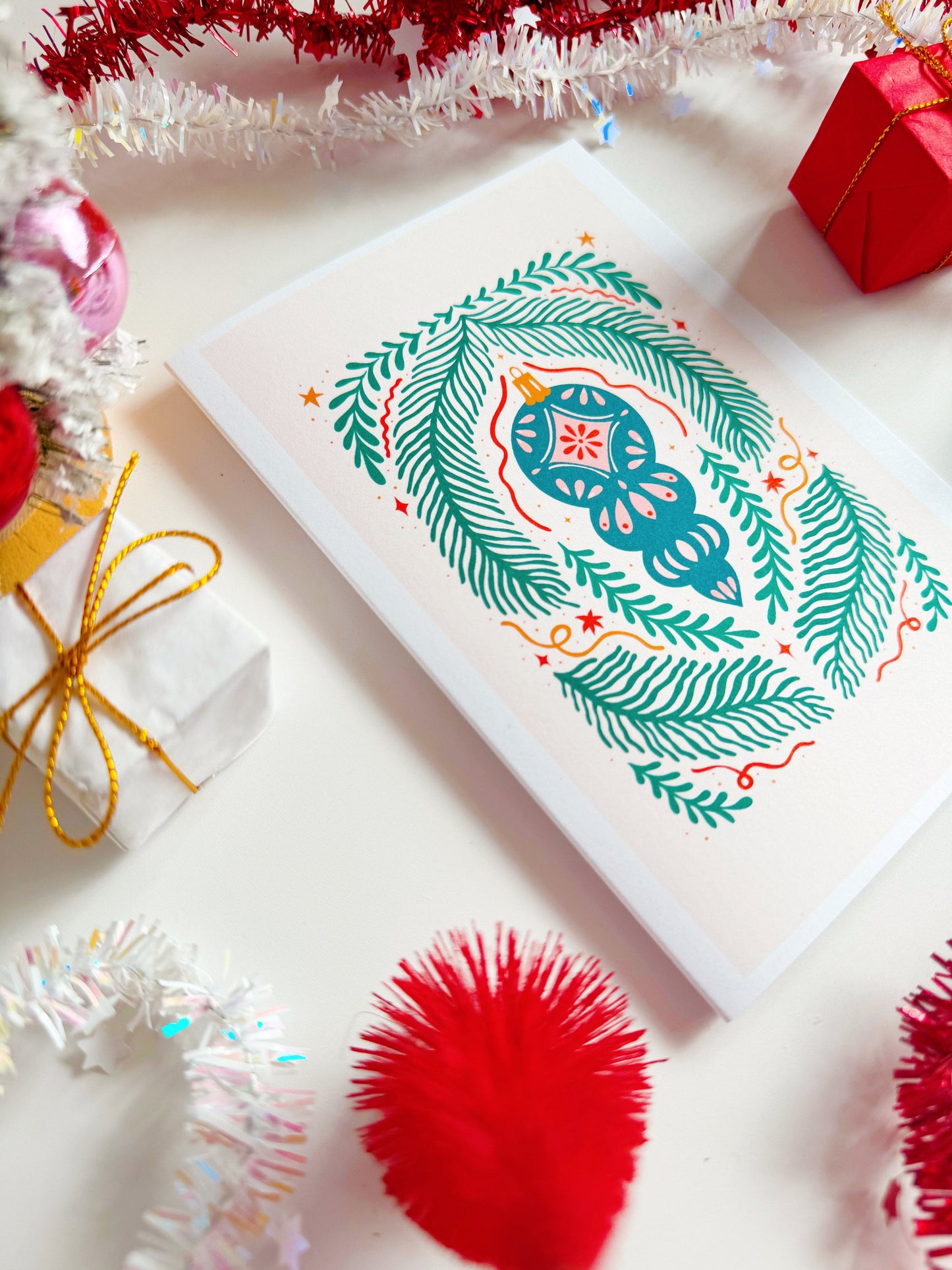 Ornate Christmas Card