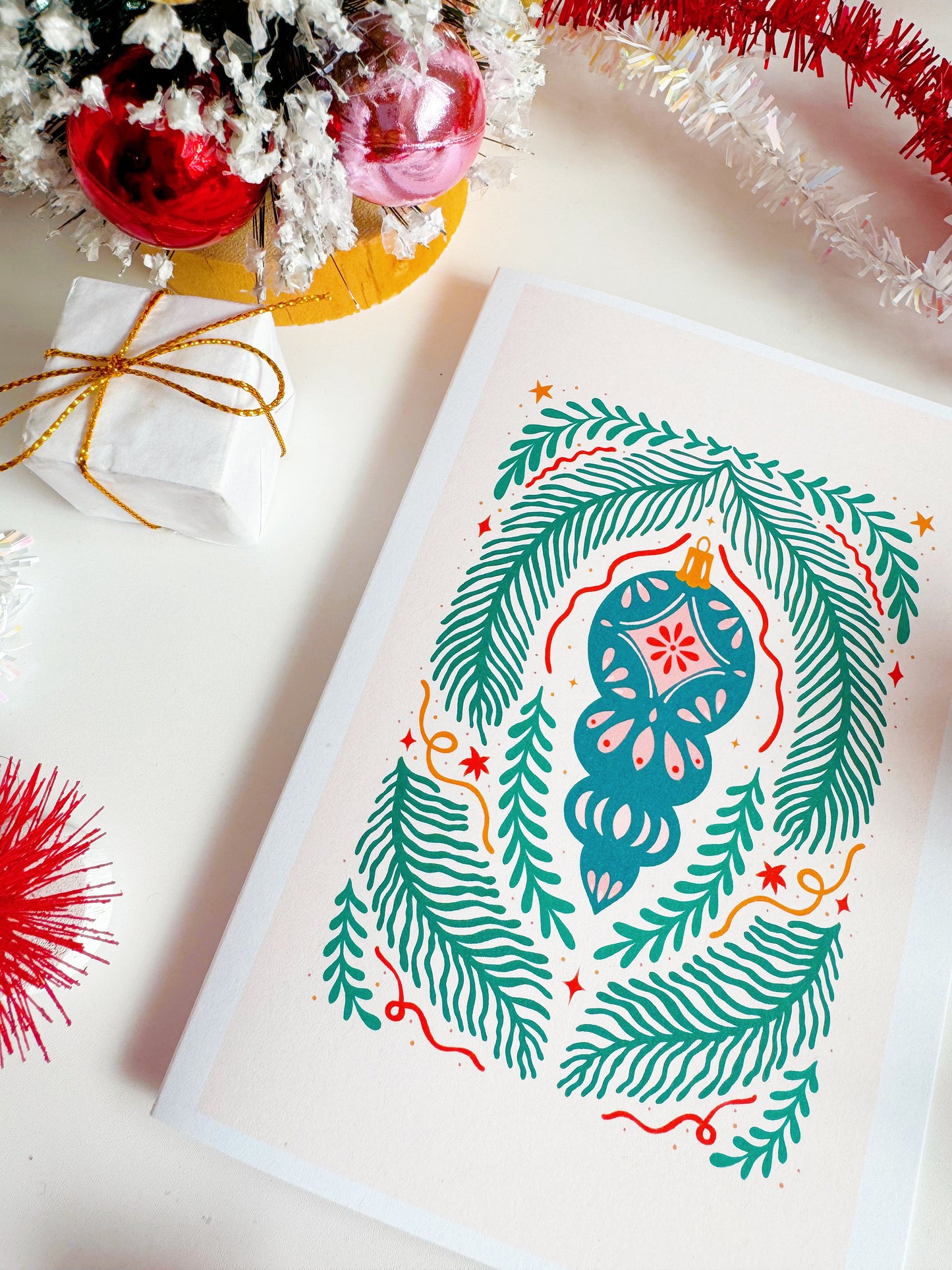 Ornate Christmas Card