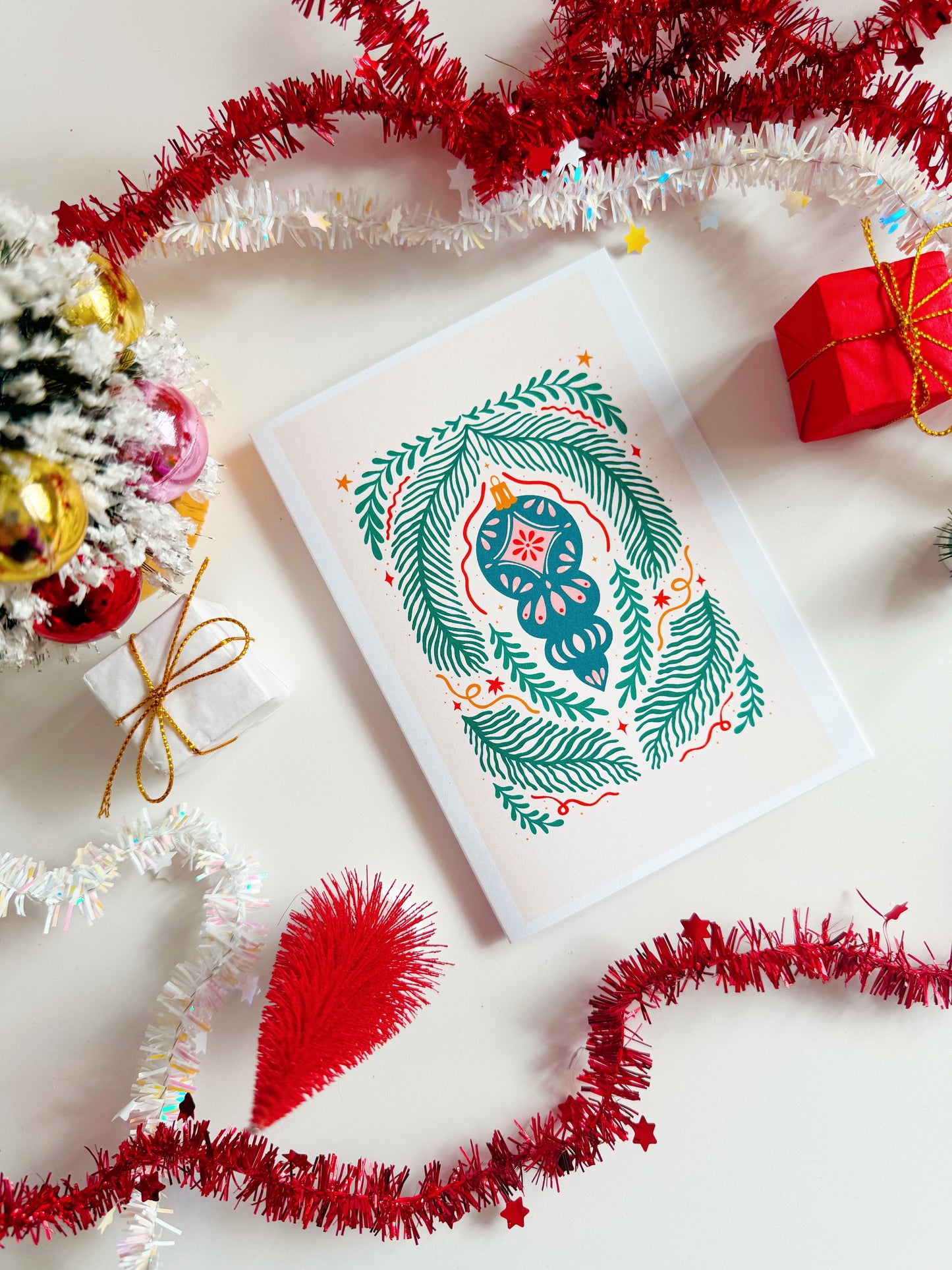 Ornate Christmas Card