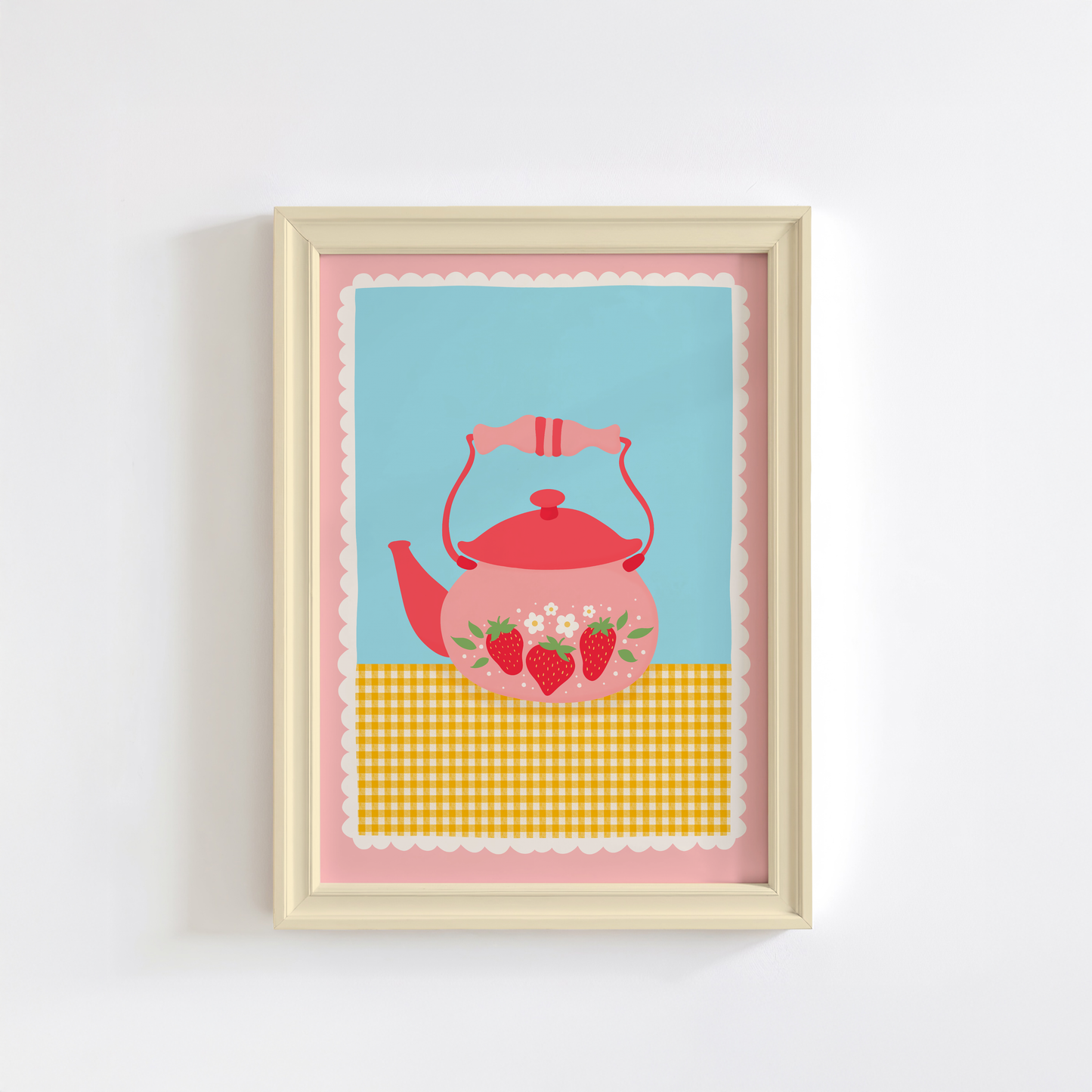 Strawberry Kettle Print