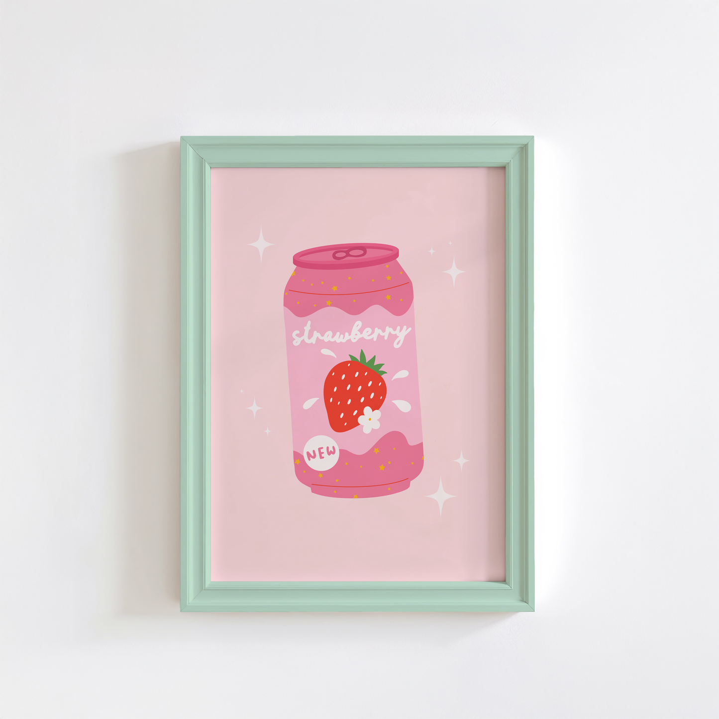 Strawberry Soda Print