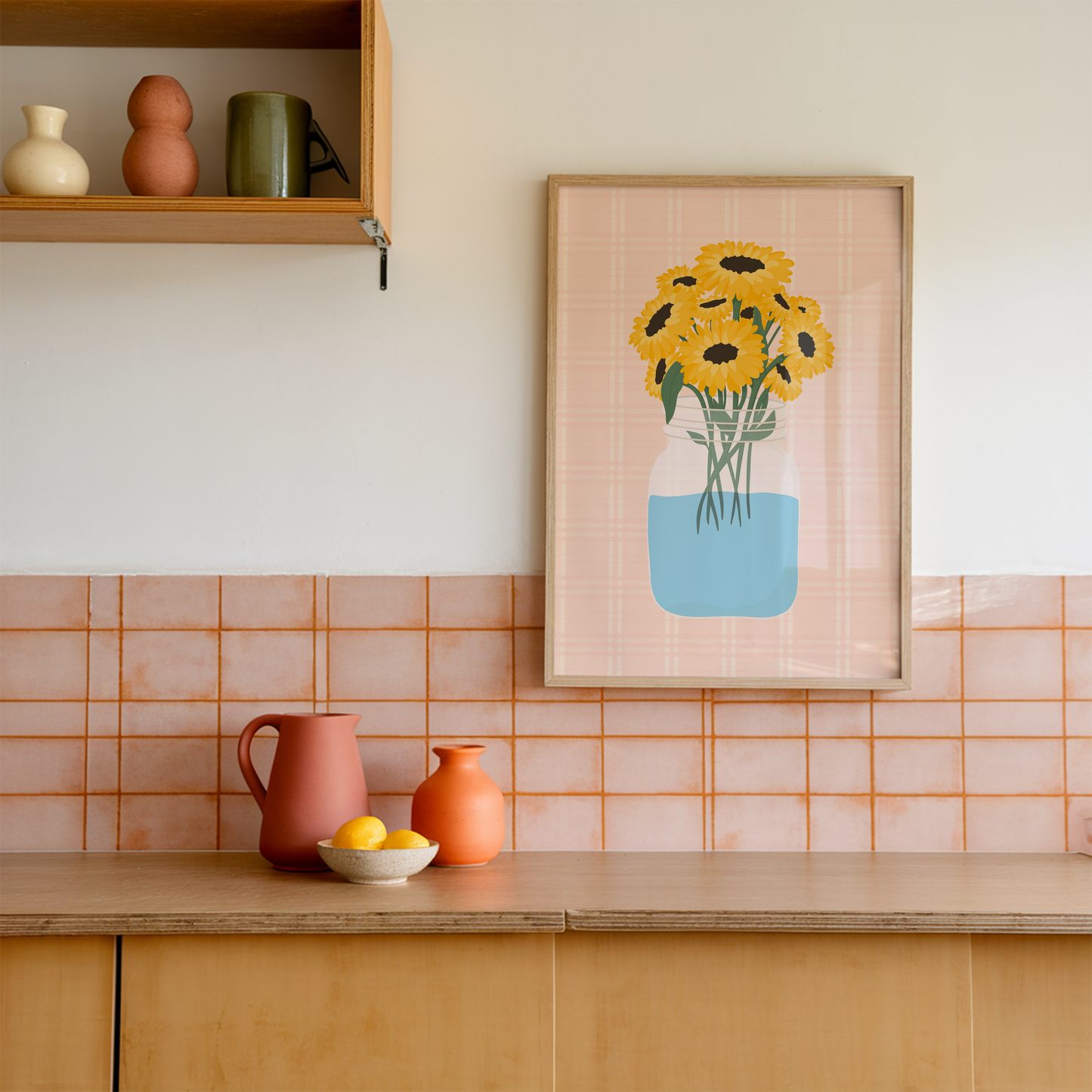 Autumn Sunflowers Print