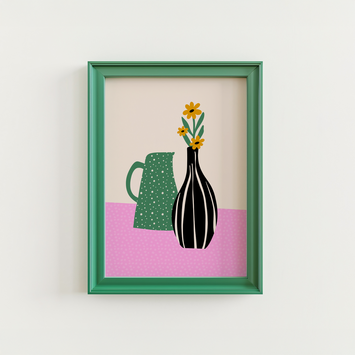 Quirky Vases Print