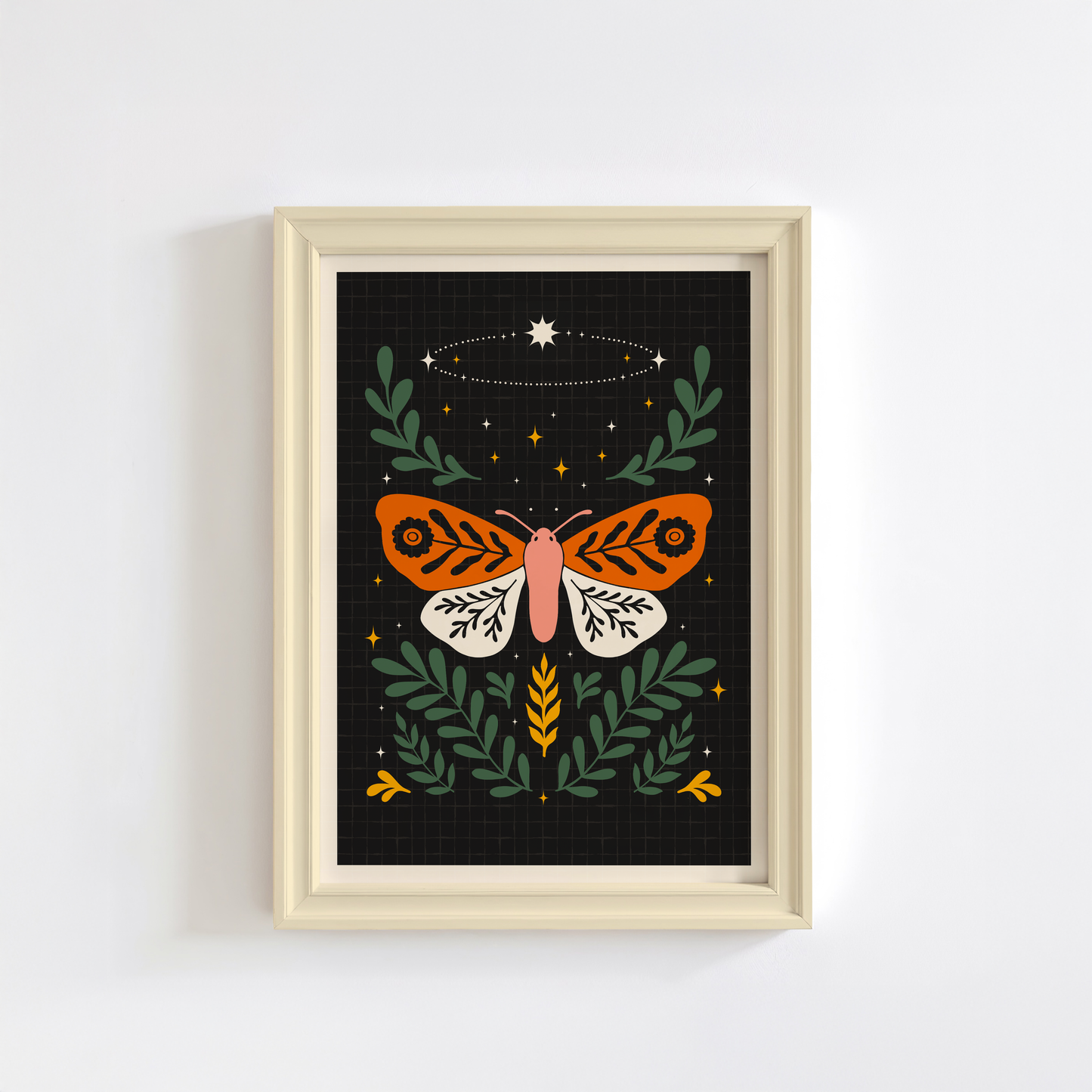 Orange Moth Print (Limited Edition Print)
