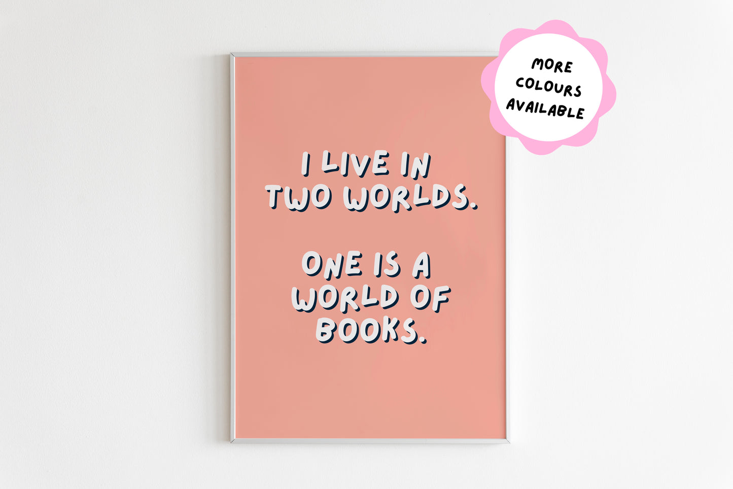 I Live In Two Worlds, One Is A World Of Books Print (Rory Gilmore - Gilmore Girls)