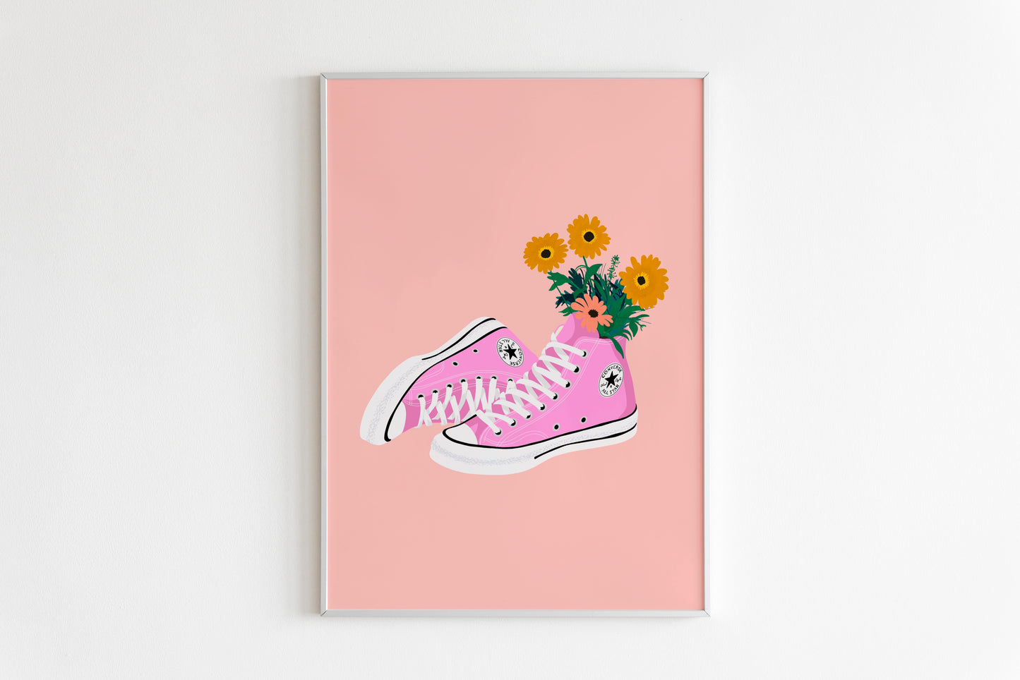 Pink Converse Print