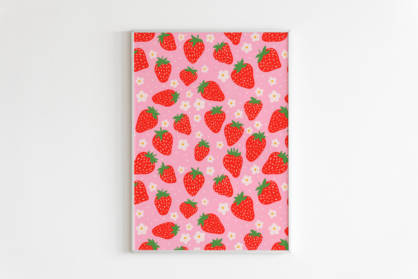 Strawberry Pattern Print