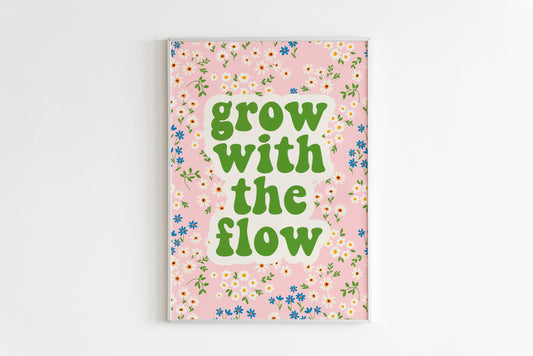 Grow With the Flow Print in Brights