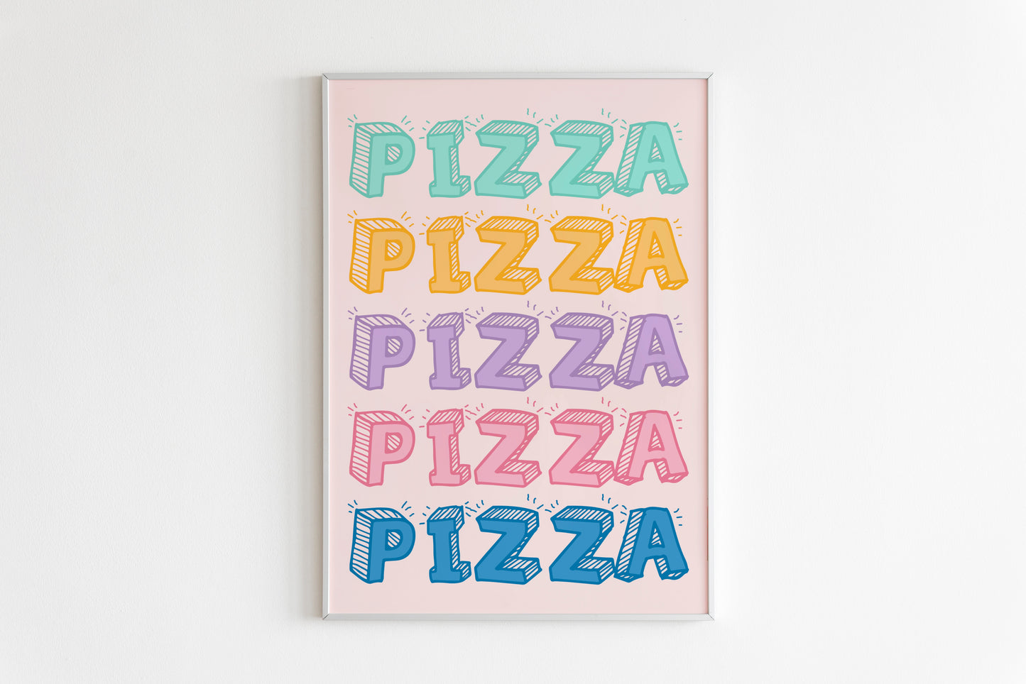 Pizza Pizza Pizza Print