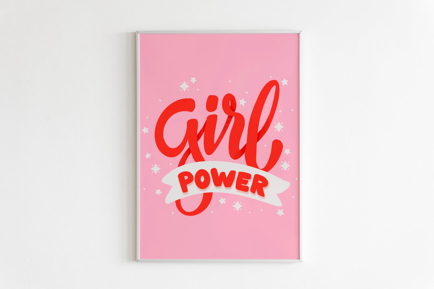 Girl Power Print in Pink