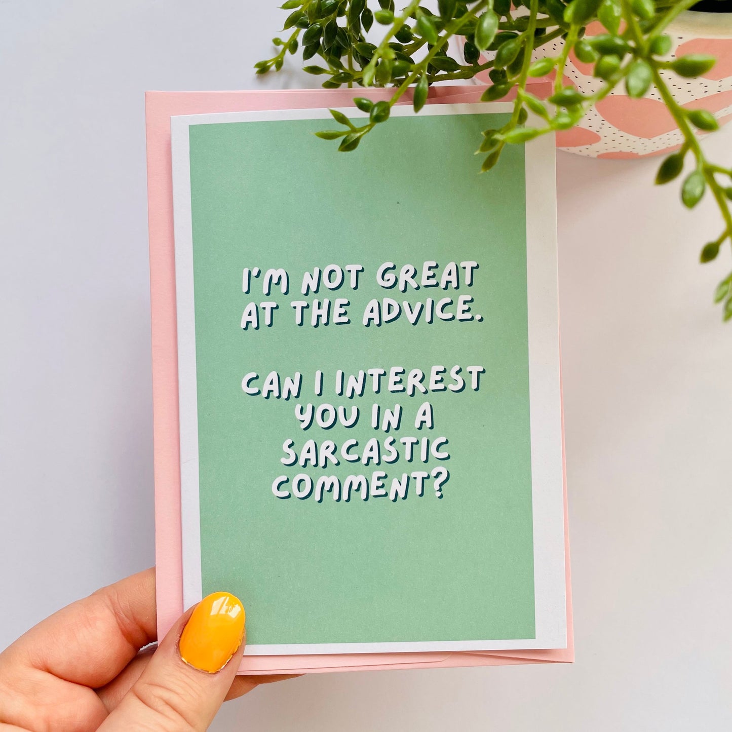 Chandler Friends I'm Not Great At Advice Quote A6 Greetings Card