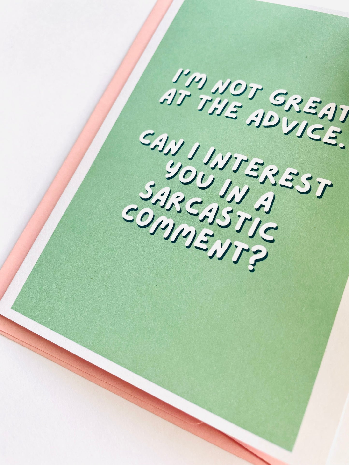 Chandler Friends I'm Not Great At Advice Quote A6 Greetings Card