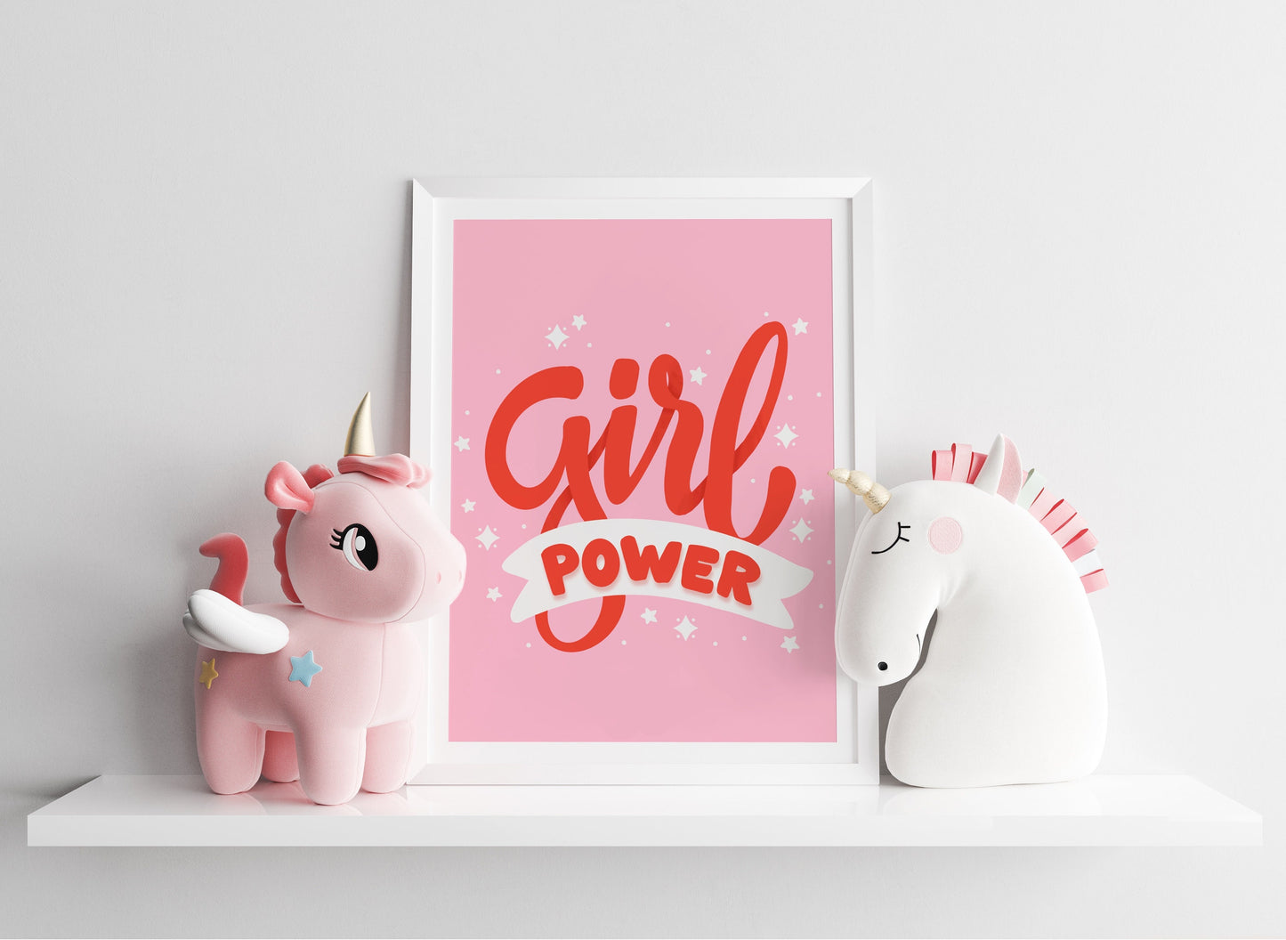 Girl Power Print in Pink
