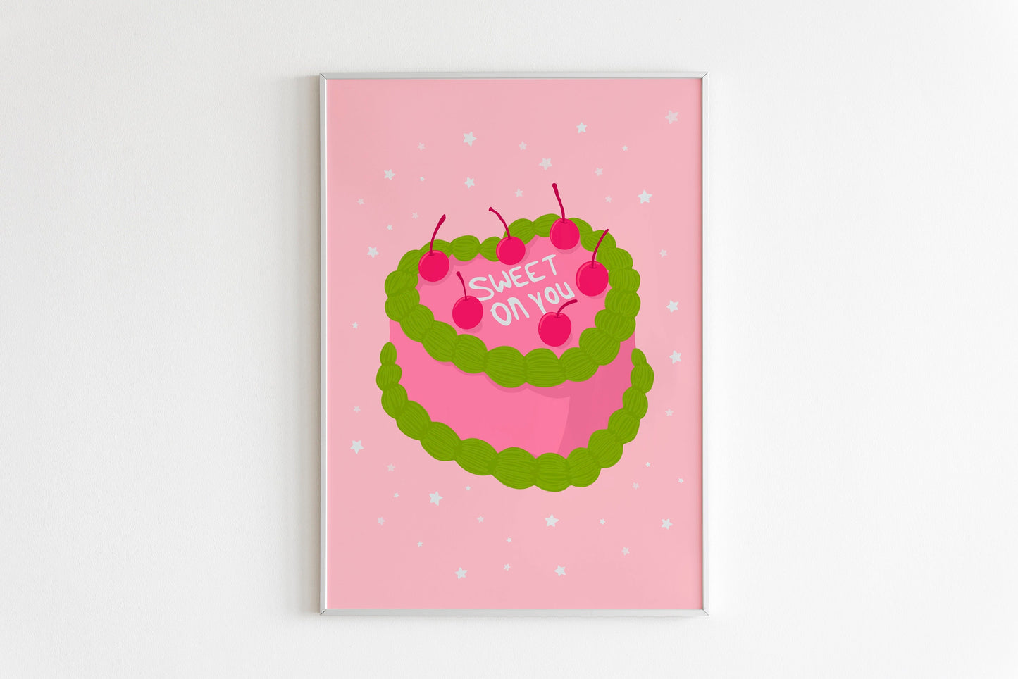 Sweet On You Print in Pink and Green